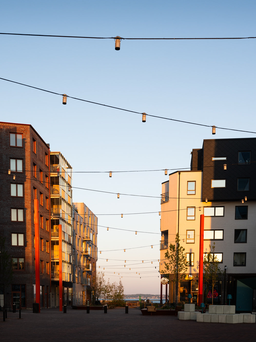 Morgon i Oceanhamnen