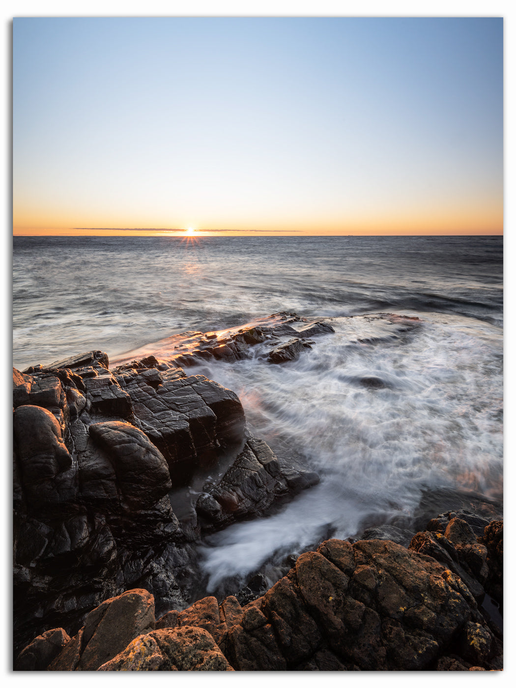 Solnedgång över Kullaberg