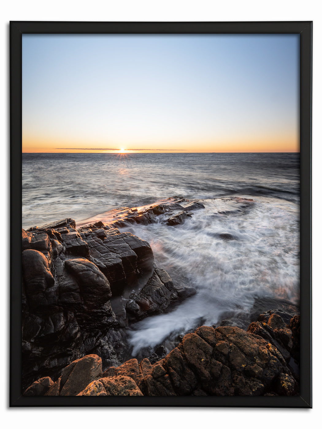 Solnedgång över Kullaberg