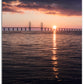 Solnedgång över Öresundsbron