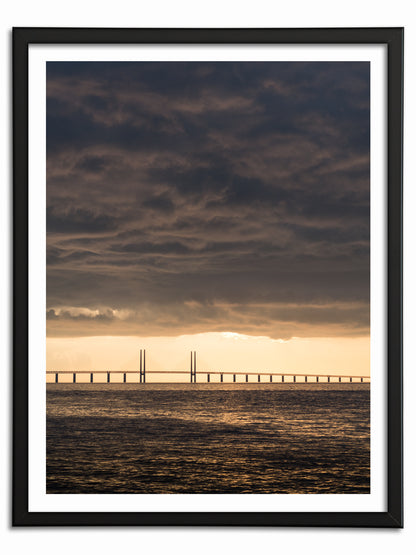 Solnedgång över Öresundsbron II