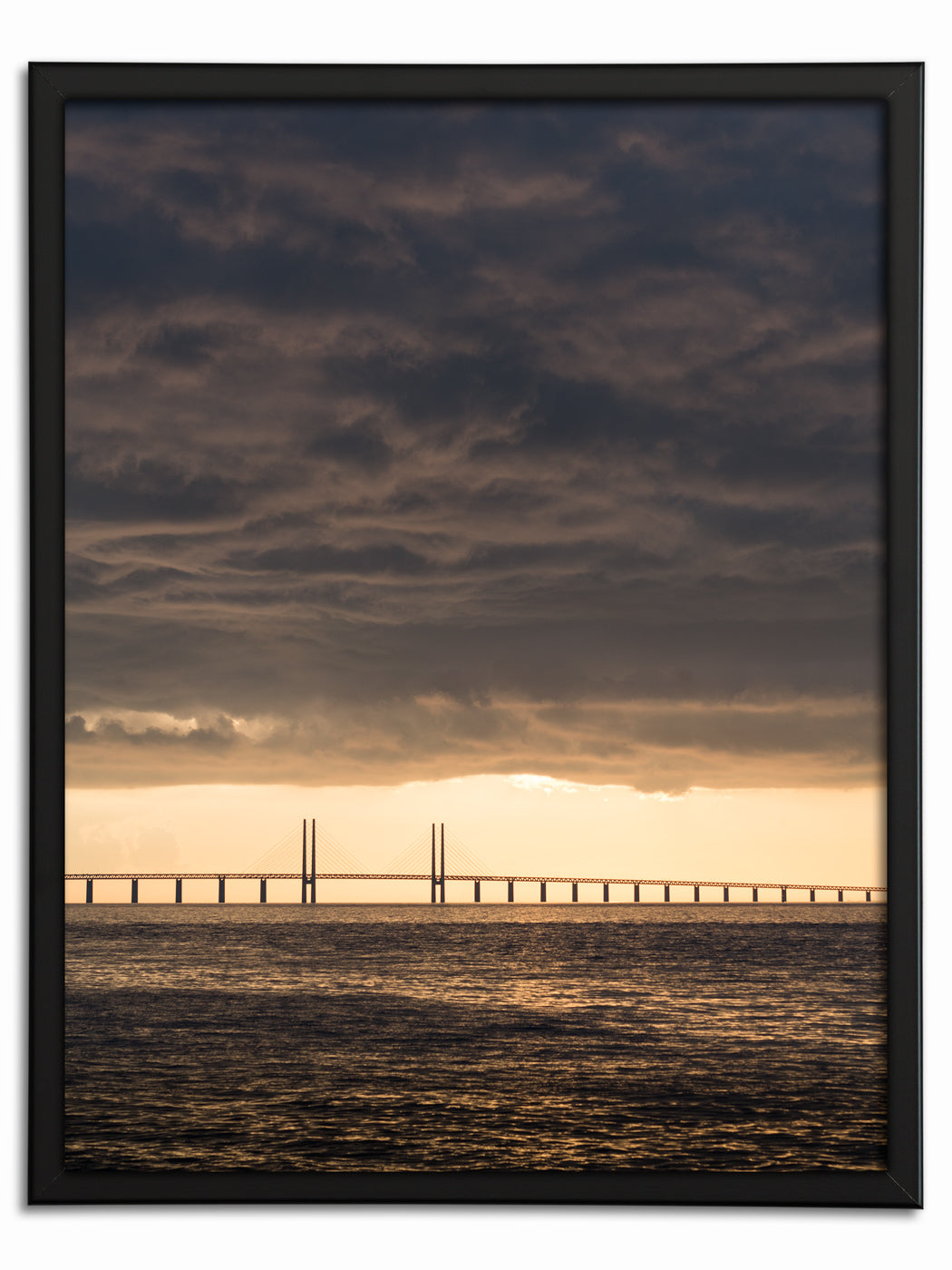 Solnedgång över Öresundsbron II