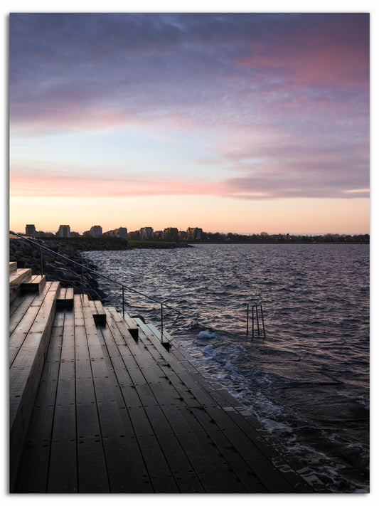 Soluppgång ifrån Sundspromenaden