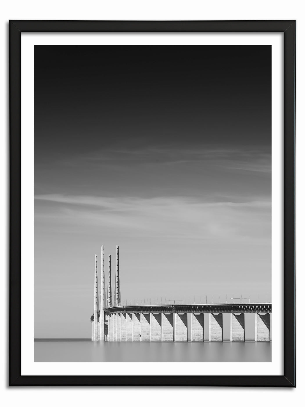 Svart himmel över Öresundsbron