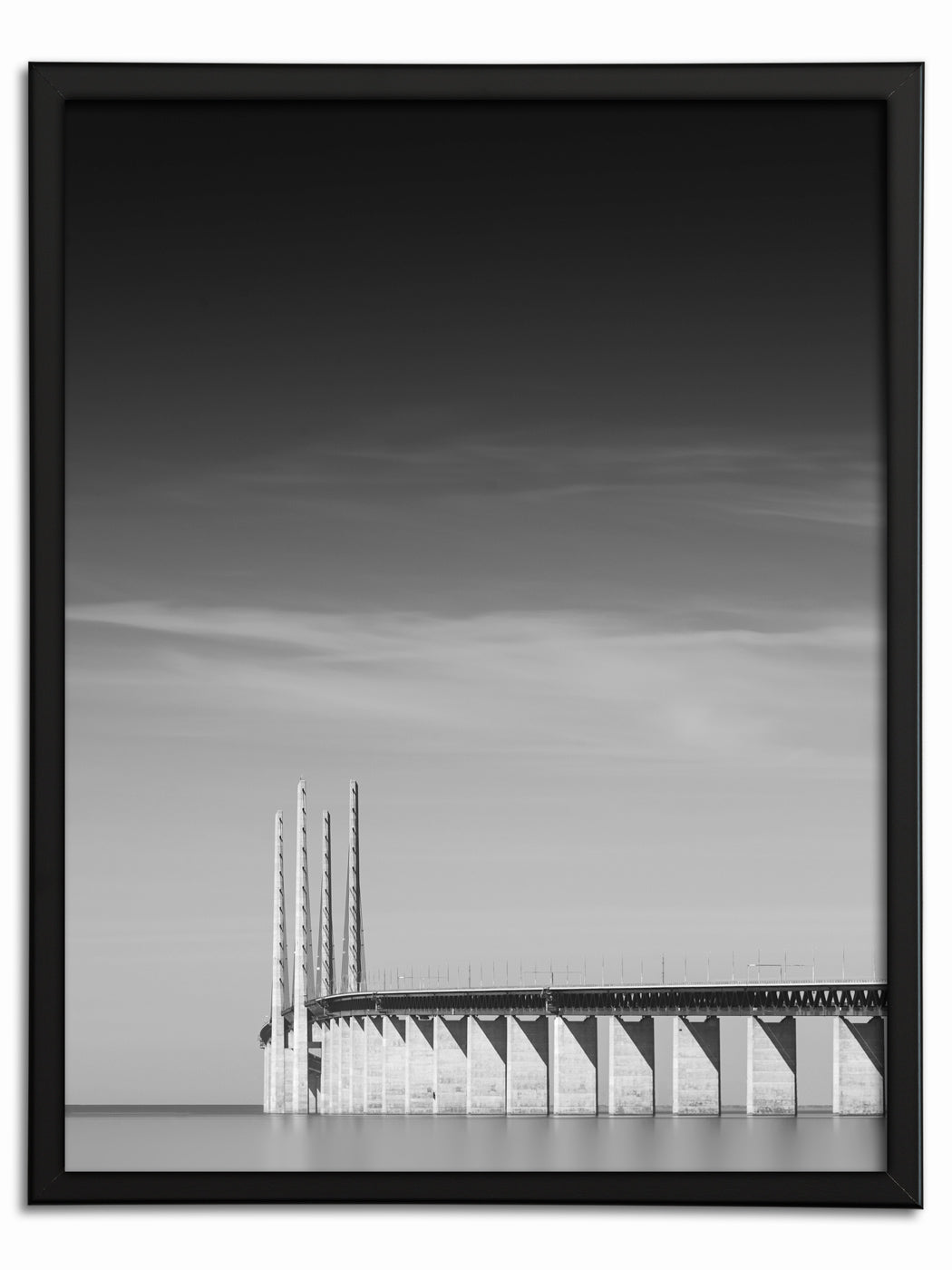 Svart himmel över Öresundsbron