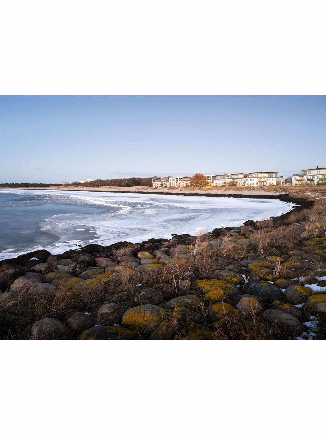 Vinter över Lomma Strand